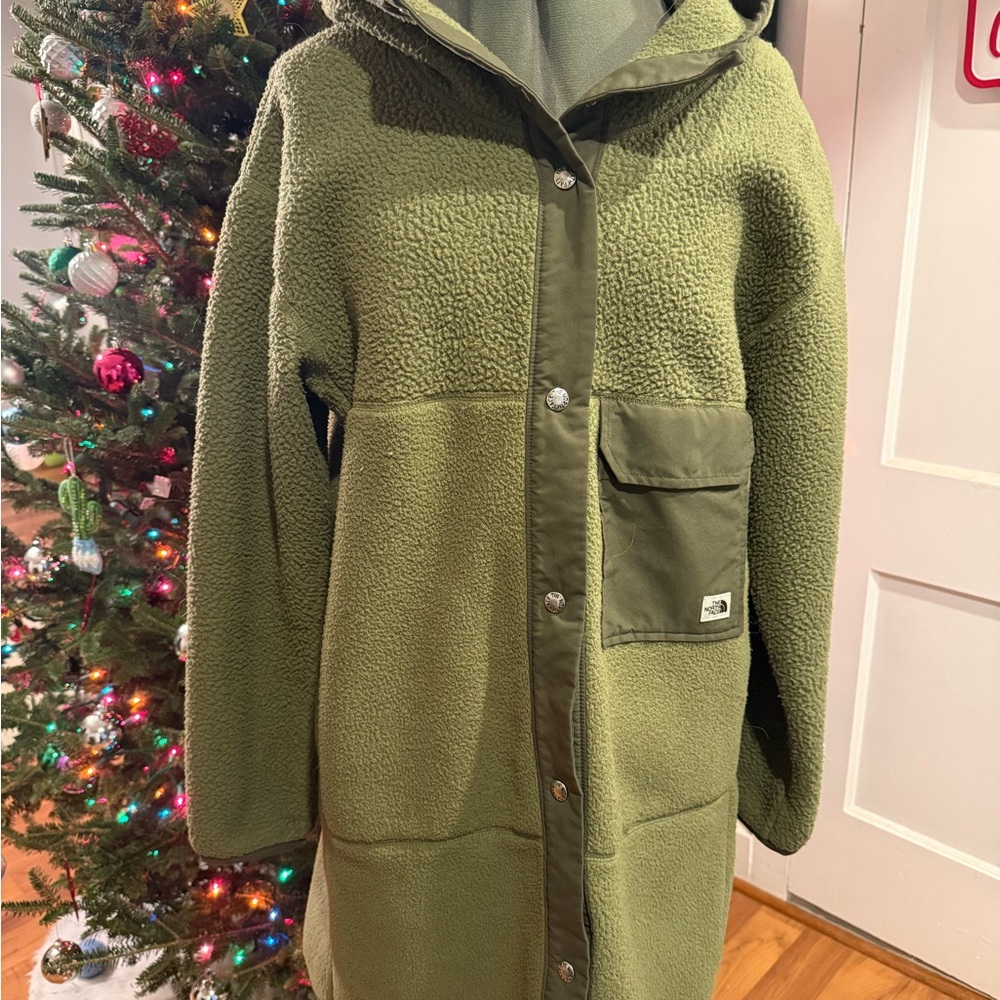 The North Face Women’s Cragmont Mashup Fleece Hooded Coat Jacket Medium